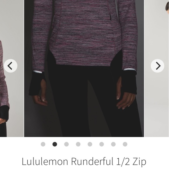 Lululemon Runderful 1/2 Zip - Picture 4 of 9